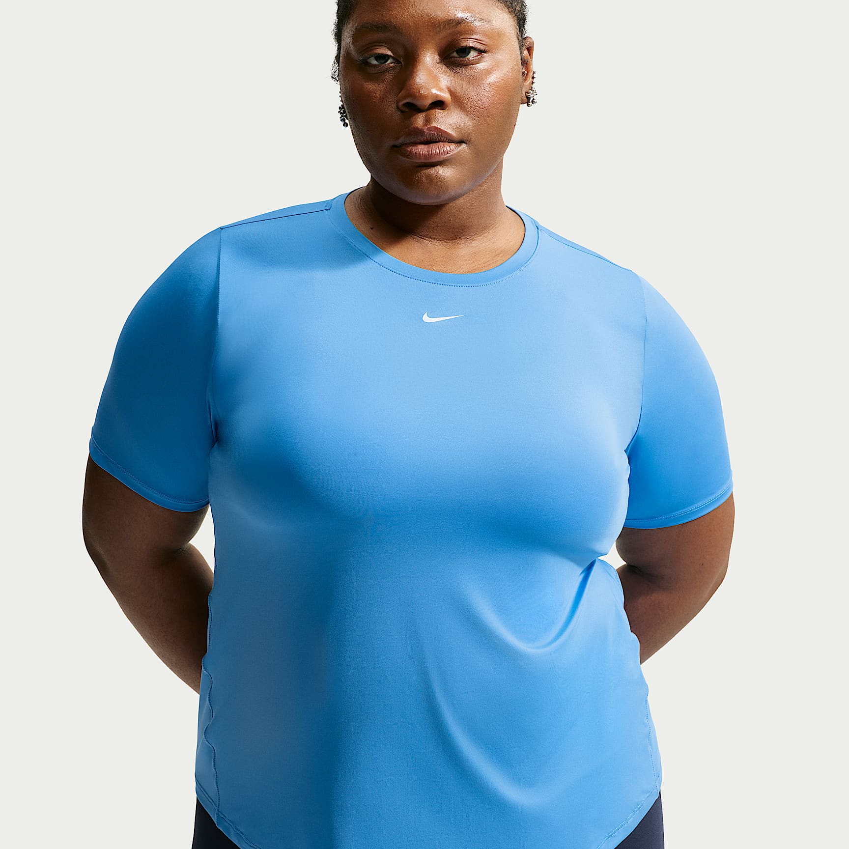 Nike One Classic Women's Dri-FIT Short-Sleeve Top (Plus Size
